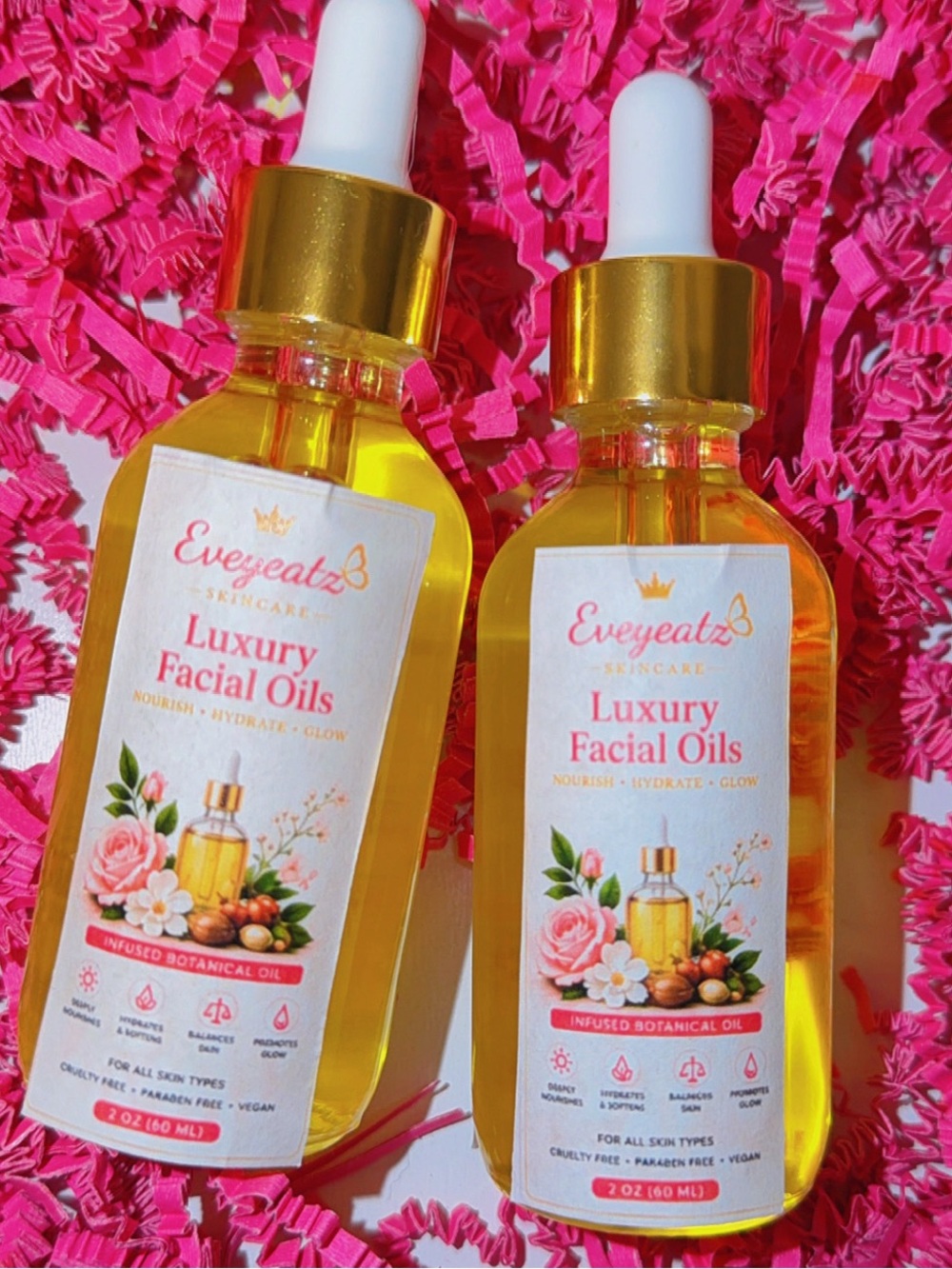 Luxury Facial Oil - Nourish & Hydrate (Yellow)